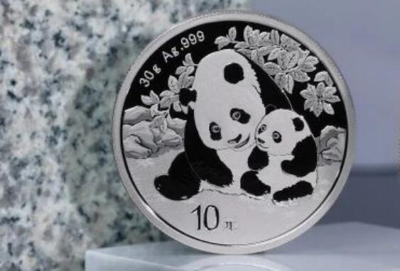 2024年版中国熊猫银币 母子熊猫